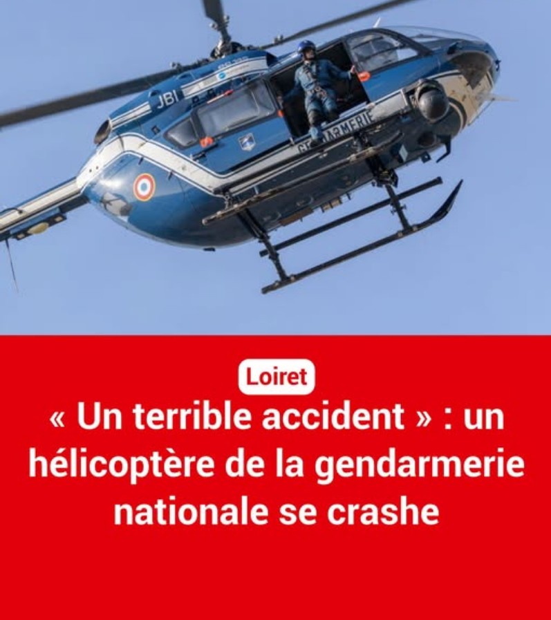 « Un terrible accident » : un gendarme perd la vie dans le crash d&rsquo;un hélicoptère, deux autres blessés