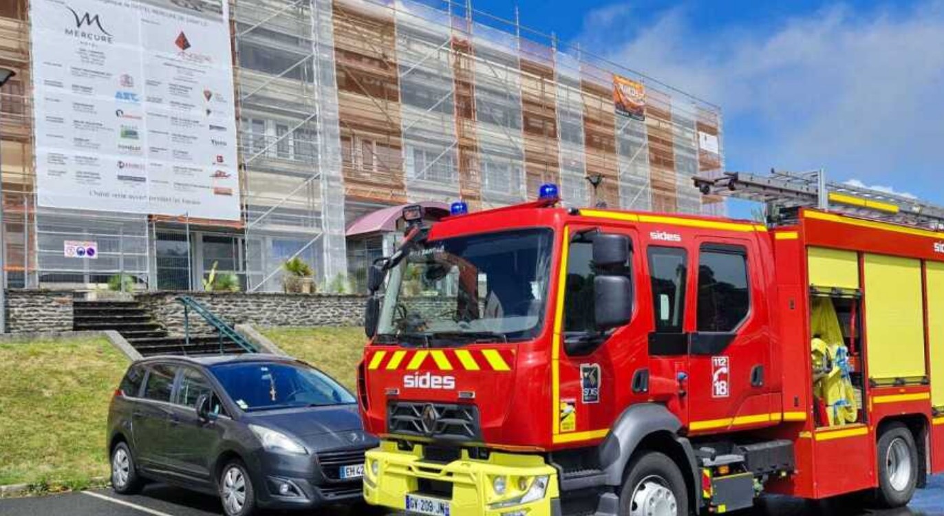Incendie a lhotel Mercure de Saint Lo 3 Incendie