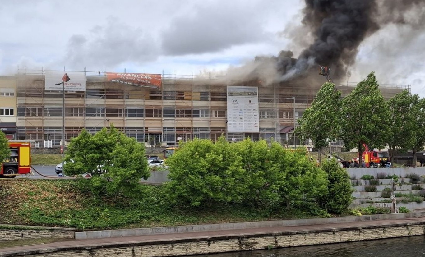 Incendie a lhotel Mercure de Saint Lo 4 Incendie