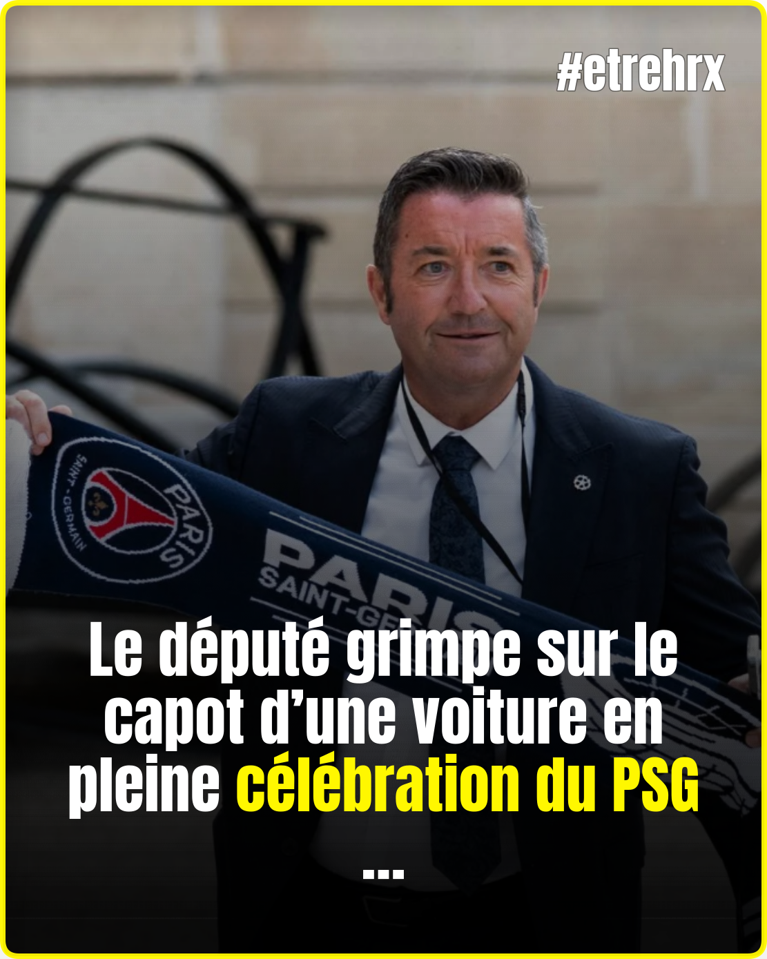 L’euphorie de la victoire du PSG pousse Karl Olive à un geste inattendu…