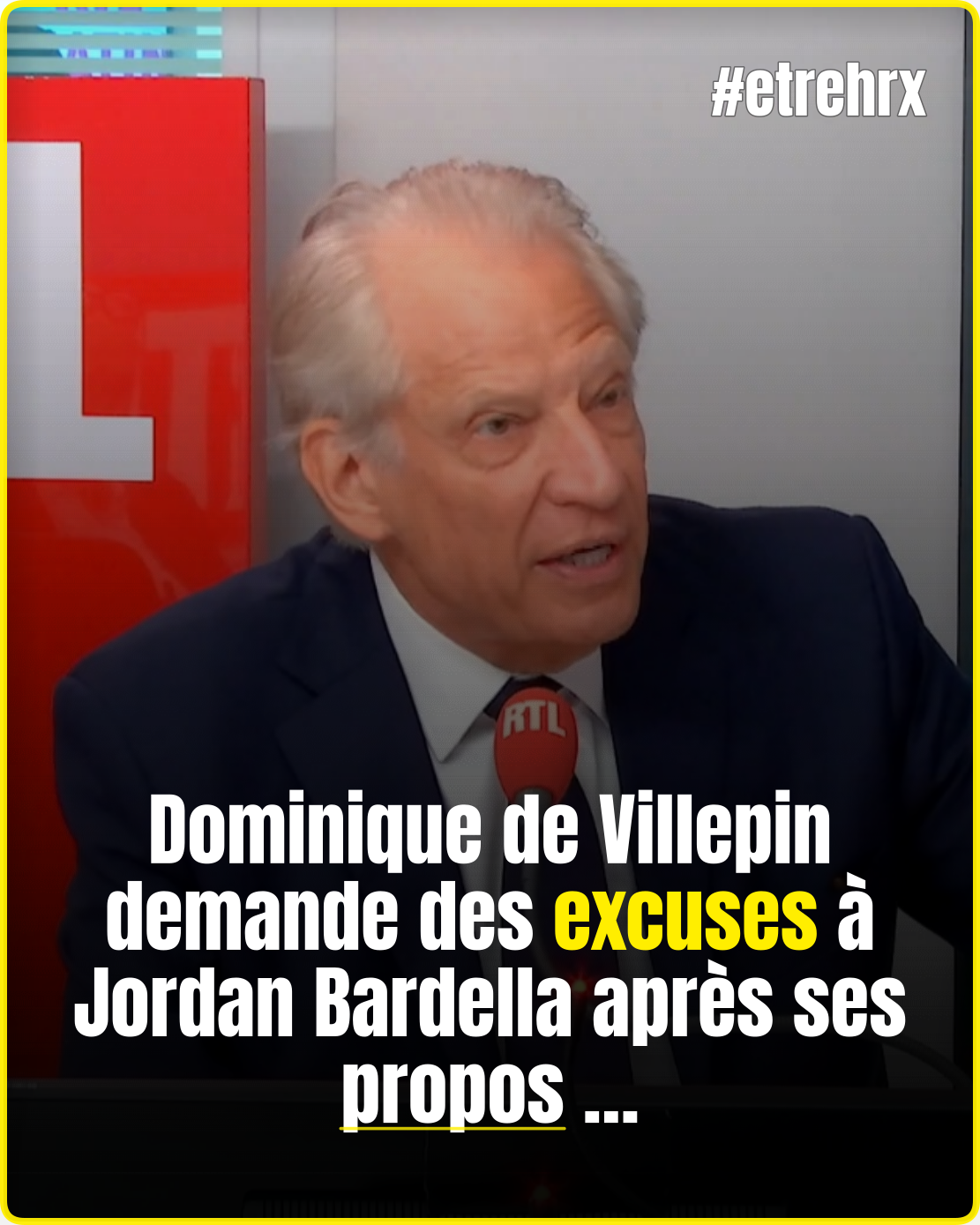 Une passe d’armes entre Villepin et Bardella fait déjà grand bruit…