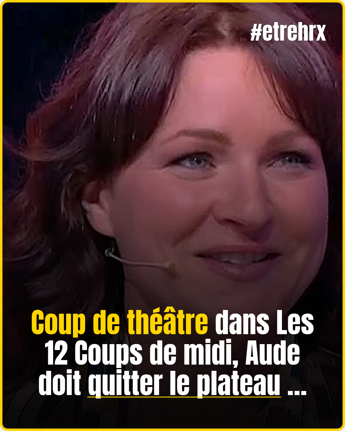 Les 12 coups de midi : Aude contrainte de quitter le plateau de Jean-Luc Reichmann, la production intervient sur TF1