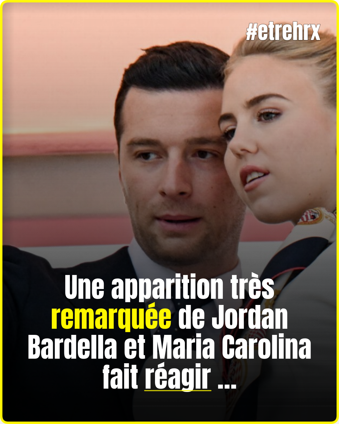Dans les loges du Grand Prix de Monaco, le couple ne passe pas inaperçu…