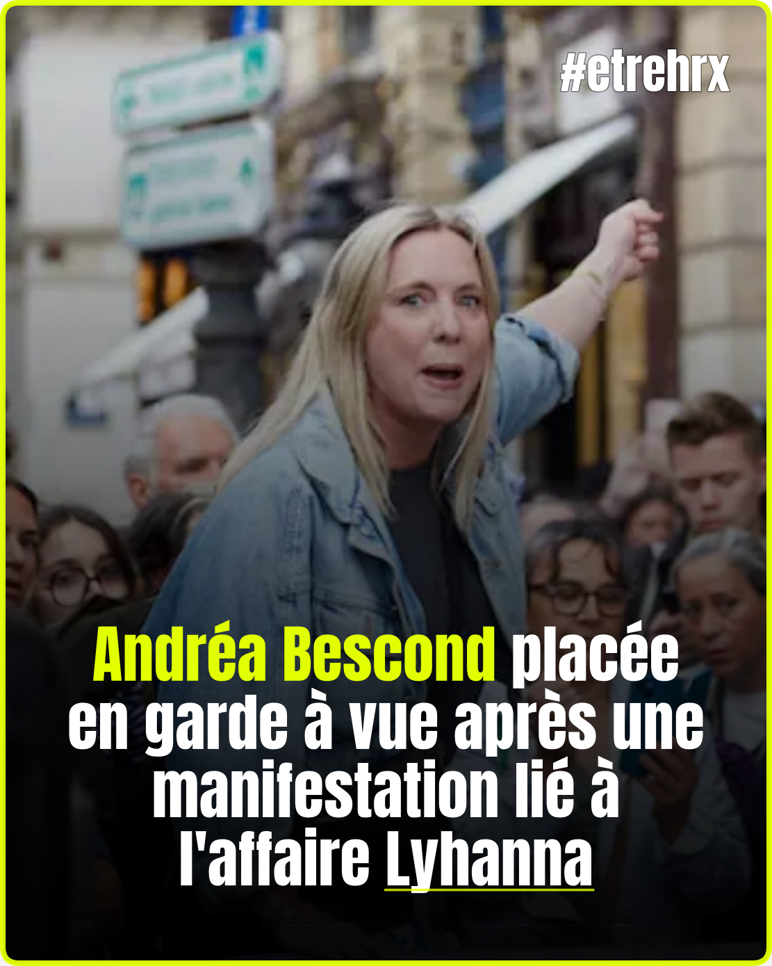 Après la mobilisation à Paris, Andréa Bescond se retrouve au cœur de l’actualité…