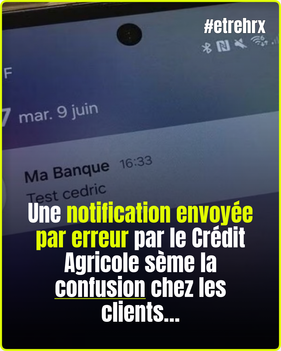 Le Crédit Agricole envoie par erreur une notification interne à ses clients et provoque un déni