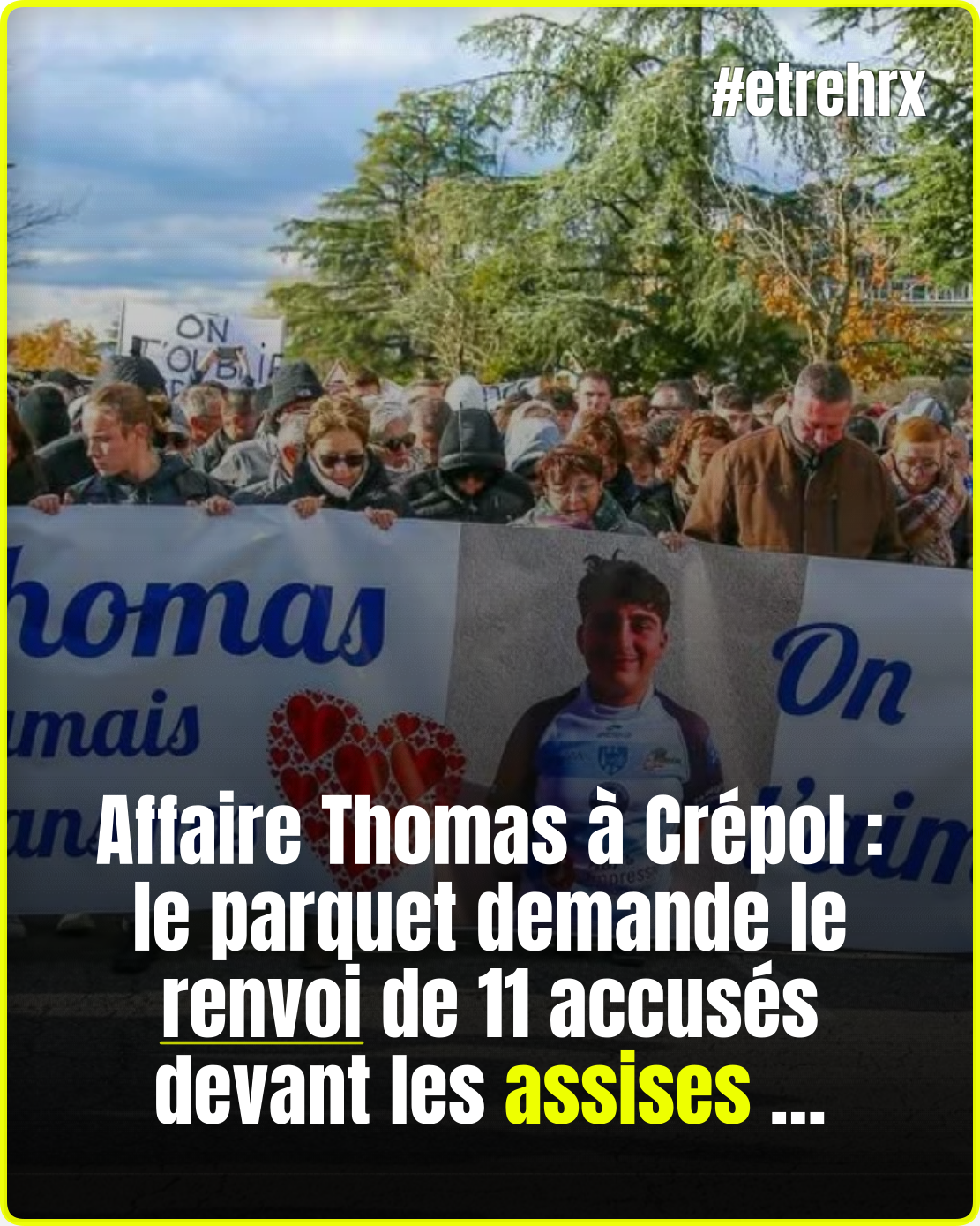 Décès de Thomas à Crépol en 2023: le parquet requiert le renvoi de 11 accusés devant les assises