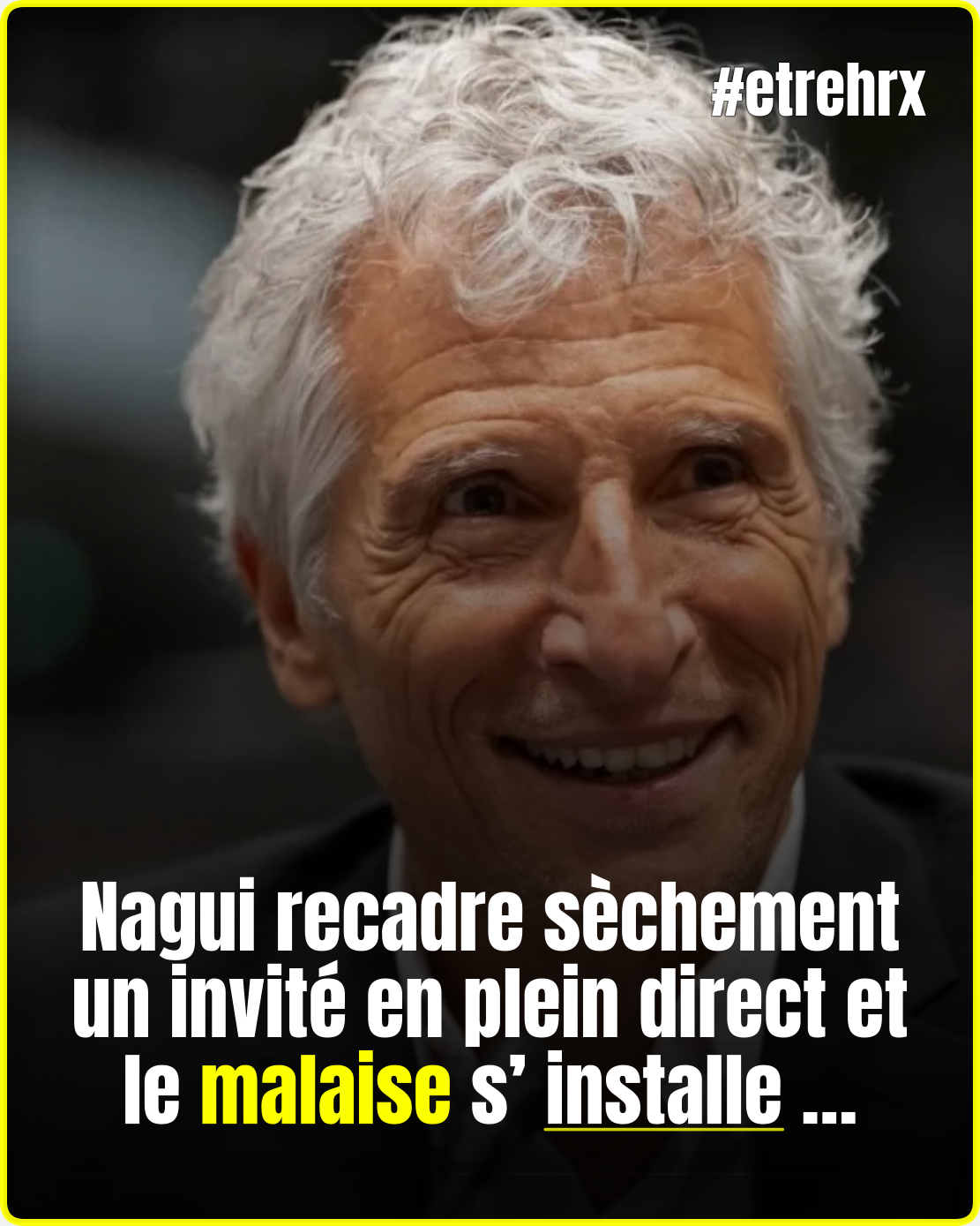 Nagui : « Faites attention ! » Gros recadrage en direct, « ça peut choquer des personnes qui nous regardent »
