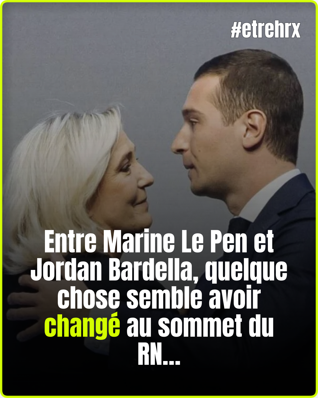 « Les électeurs eux-mêmes ont déjà fait leur choix d&rsquo;une certaine façon » : entre Marine Le Pen et Jordan Bardella, la fin de la lune de miel