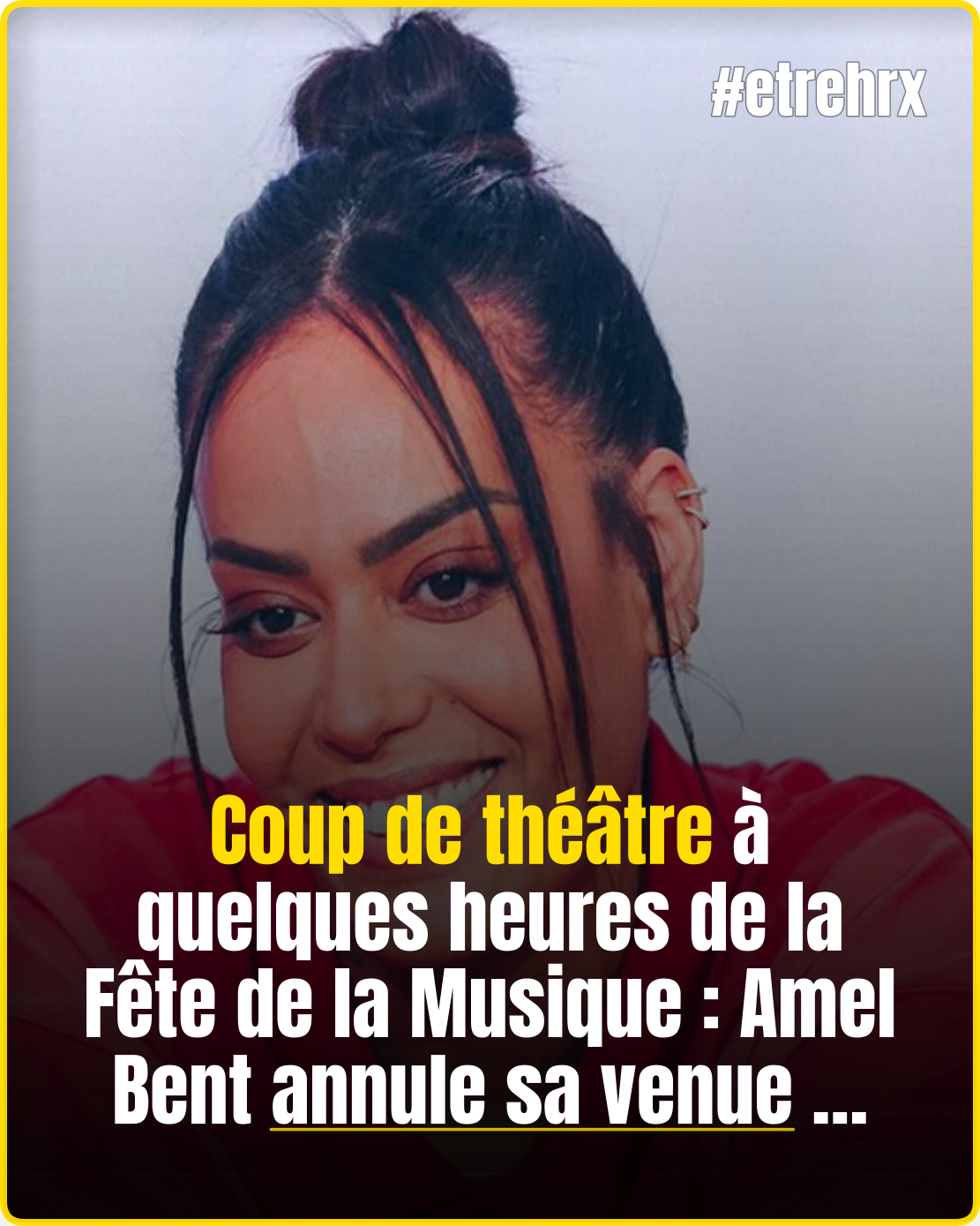 Amel Bent annule son concert à Bruay-la-Buissière pour la Fête de la Musique