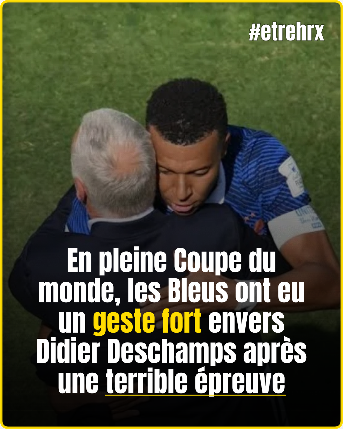 « Vous n’êtes pas seuls » : Kylian Mbappé et les Bleus apportent leur soutien à Didier Deschamps après la disparition de sa mère