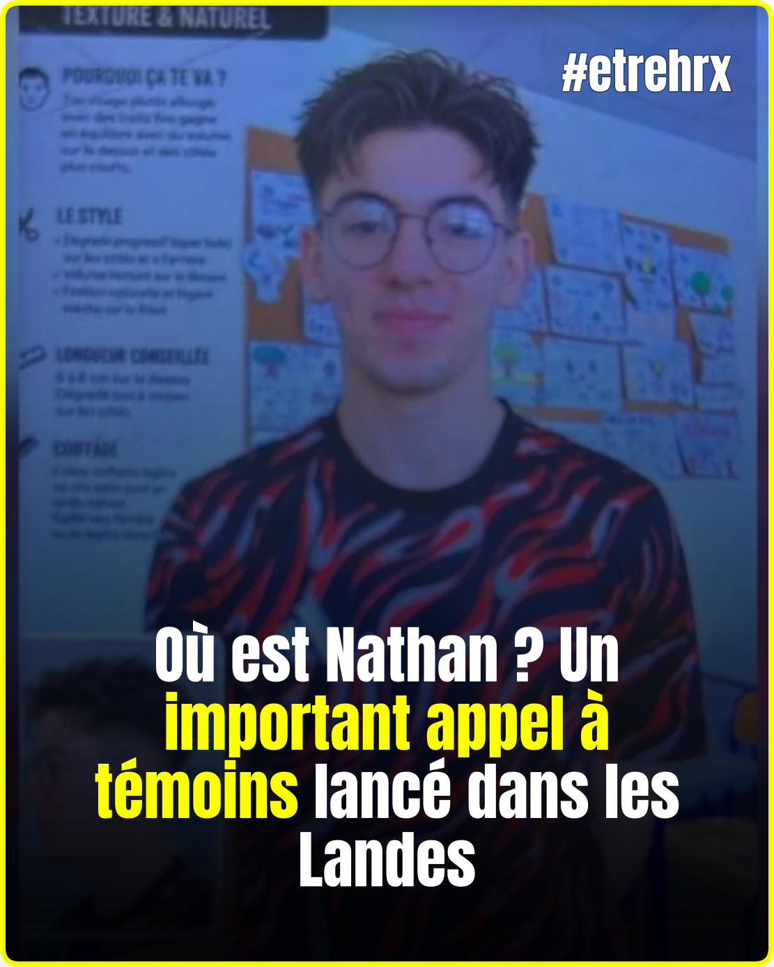 Où est Nathan ? Un important appel à témoins lancé dans les Landes