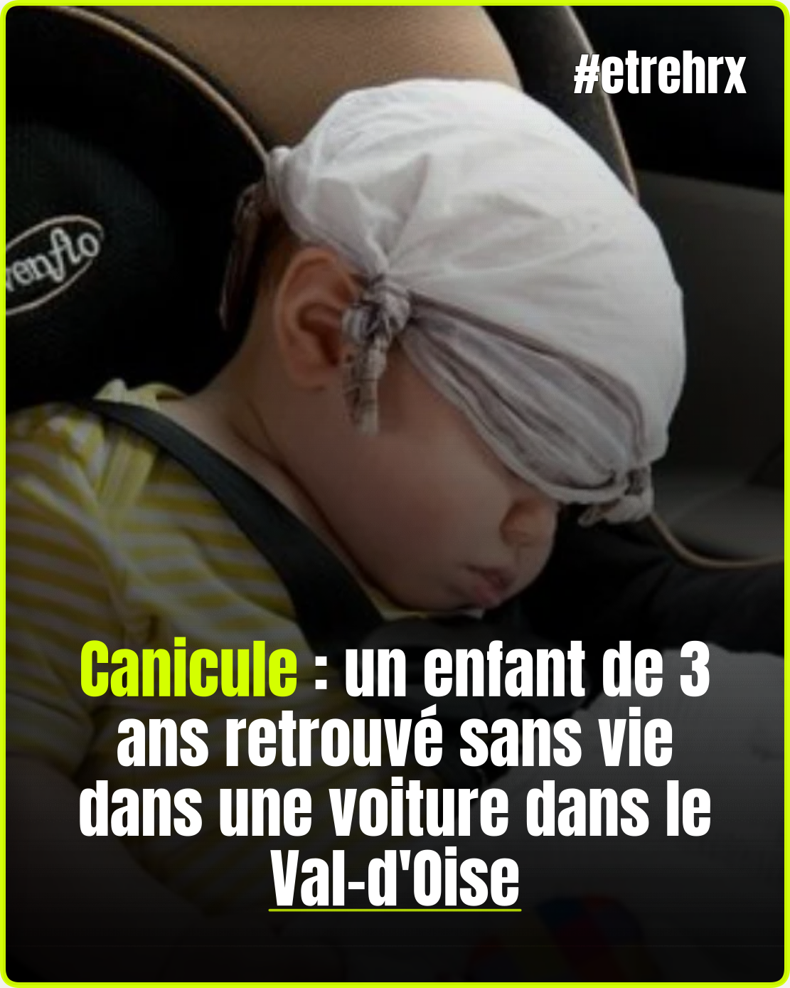Canicule: un enfant de 3 ans retrouvé sans vie dans une voiture dans le Val-d&rsquo;Oise