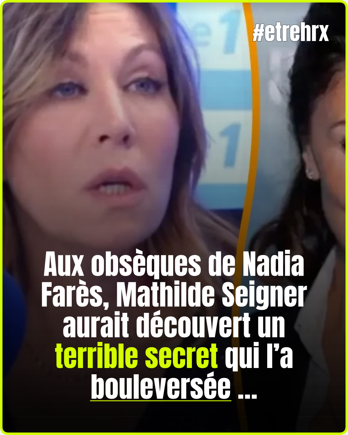 Mathilde Seigner écoeurée : un terrible secret aux obsèques de Nadia Farès