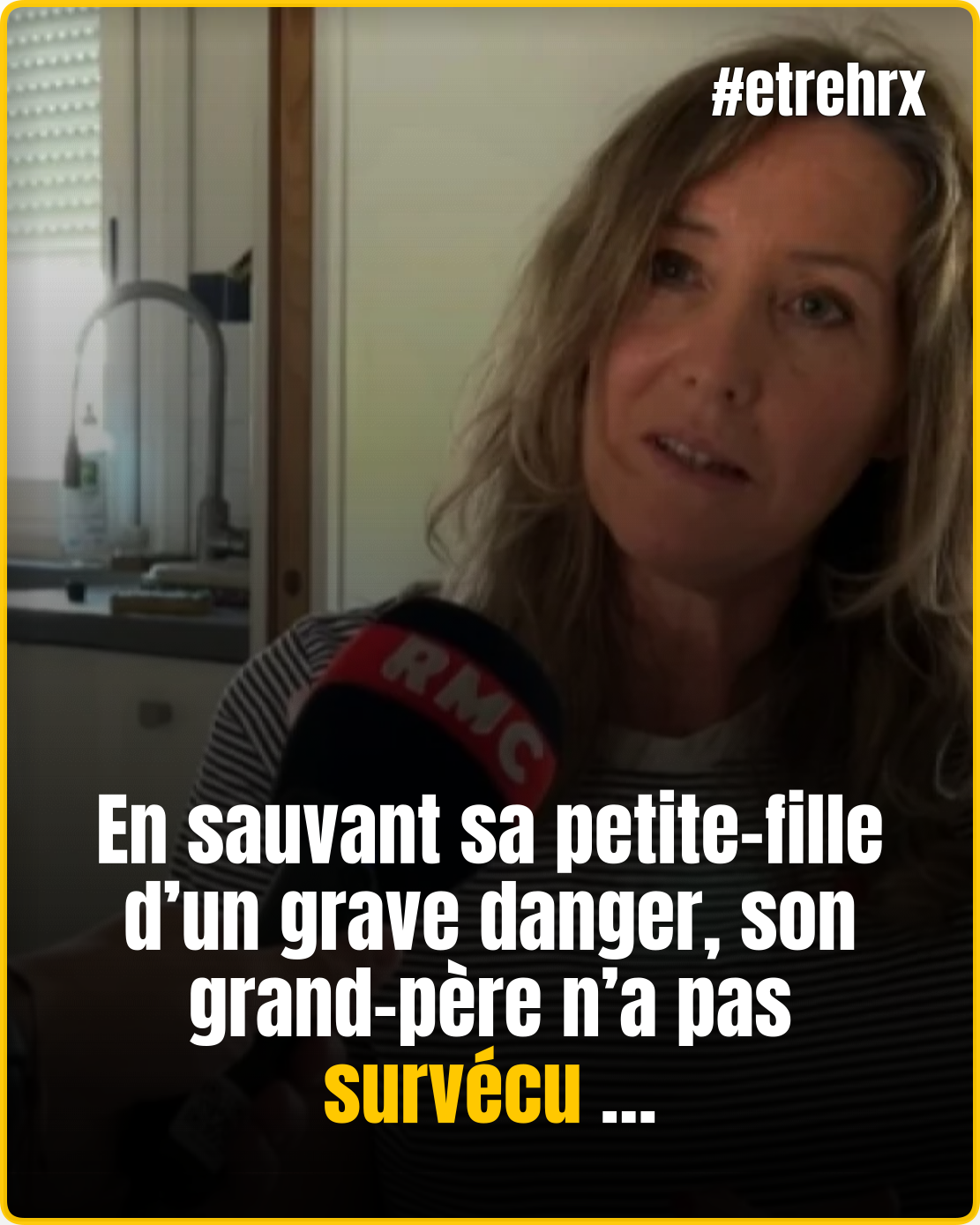 Son grand-père la sauve avant d&rsquo;être renversé et perd la vie