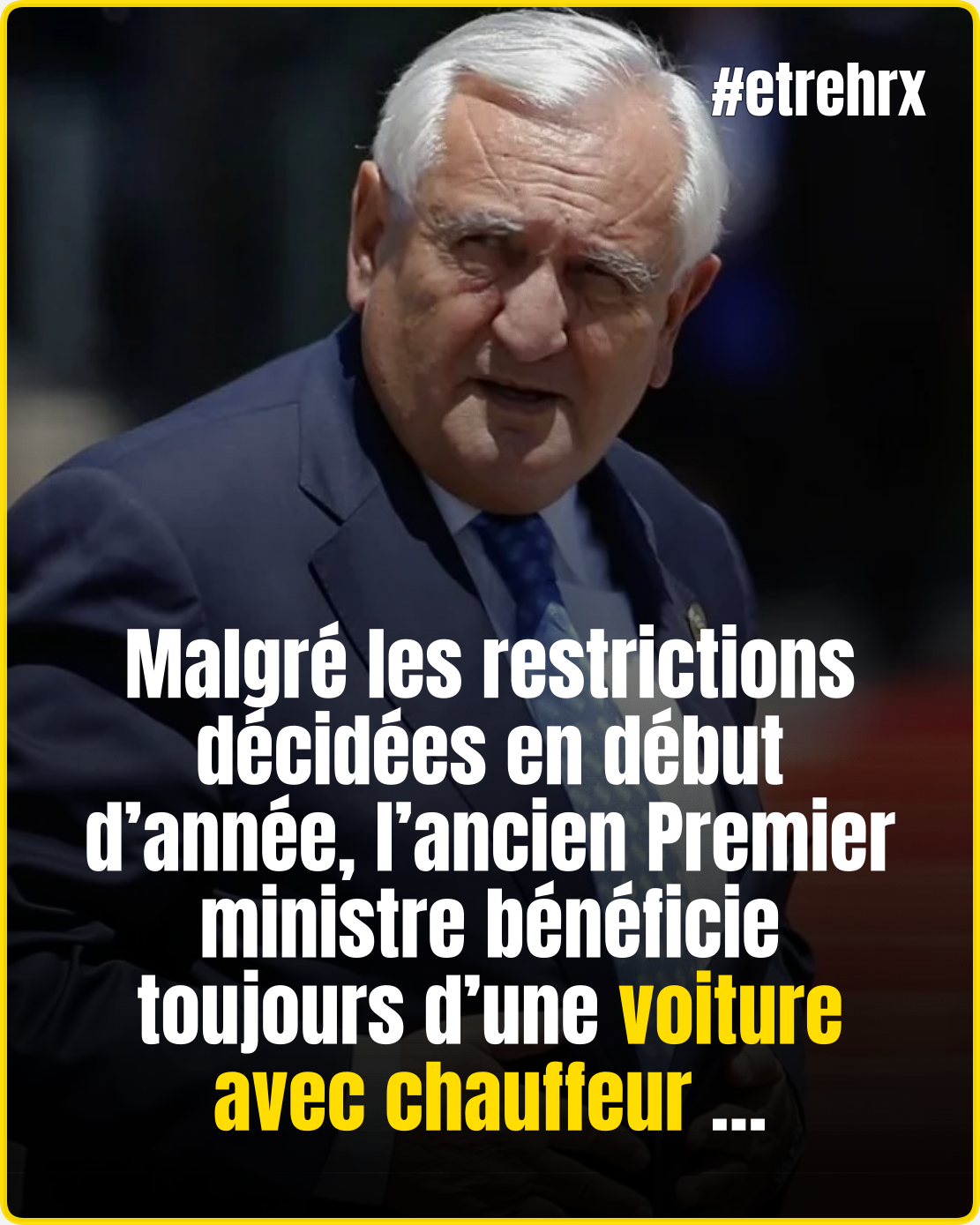 Accident de Jean-Pierre Raffarin : pourquoi l’ex-Premier ministre bénéficie encore d’une voiture avec chauffeur malgré les mesures prises en début d’année