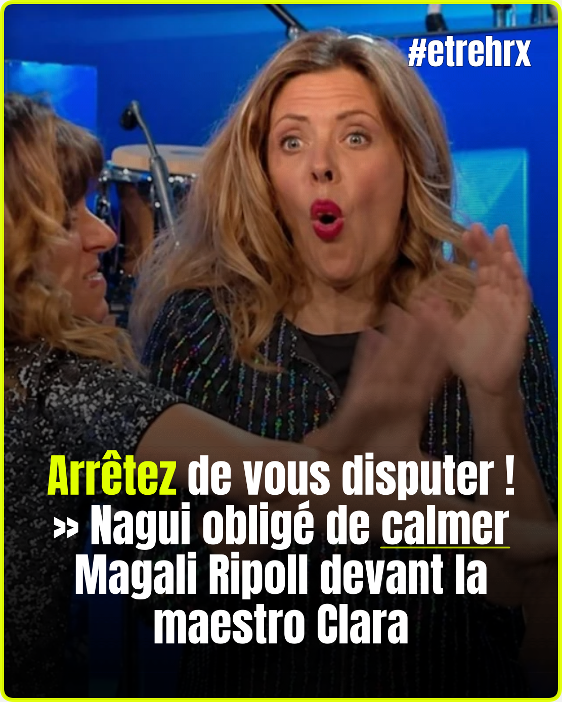 « Arrêtez de vous disputer ! » Nagui obligé de calmer Magali Ripoll devant la maestro Clara