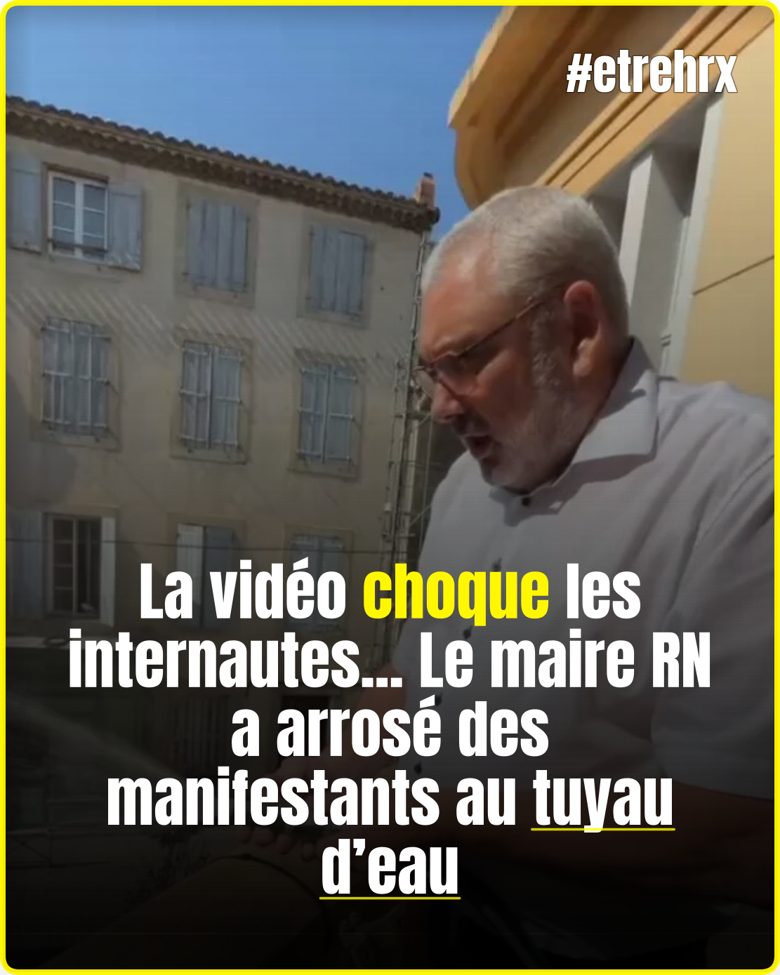 « La canicule, c’est terminé ! » : le maire RN de Carcassonne arrose des manifestants au tuyau d’eau