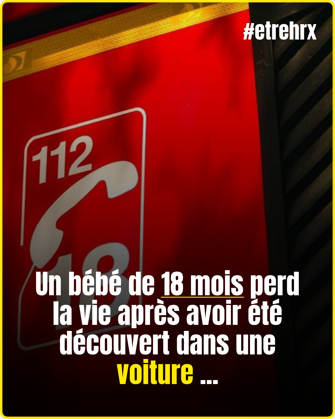 Un bébé de 18 mois retrouvé dans une voiture en pleine canicule, le drame bouleverse Marseille