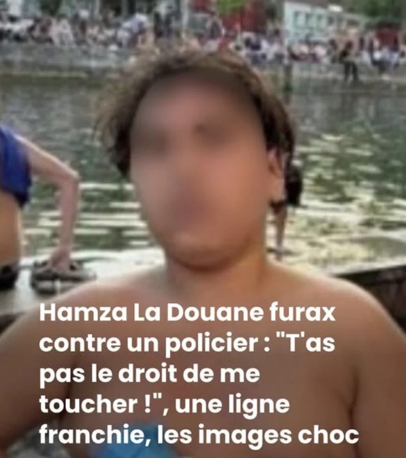 Hamza La Douane furax contre un policier : \"T\'as pas le droit de me toucher !\", une ligne franchie, les images choc