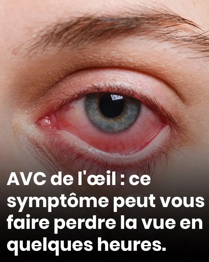 AVC de l’œil : ce symptôme peut vous faire perdre la vue