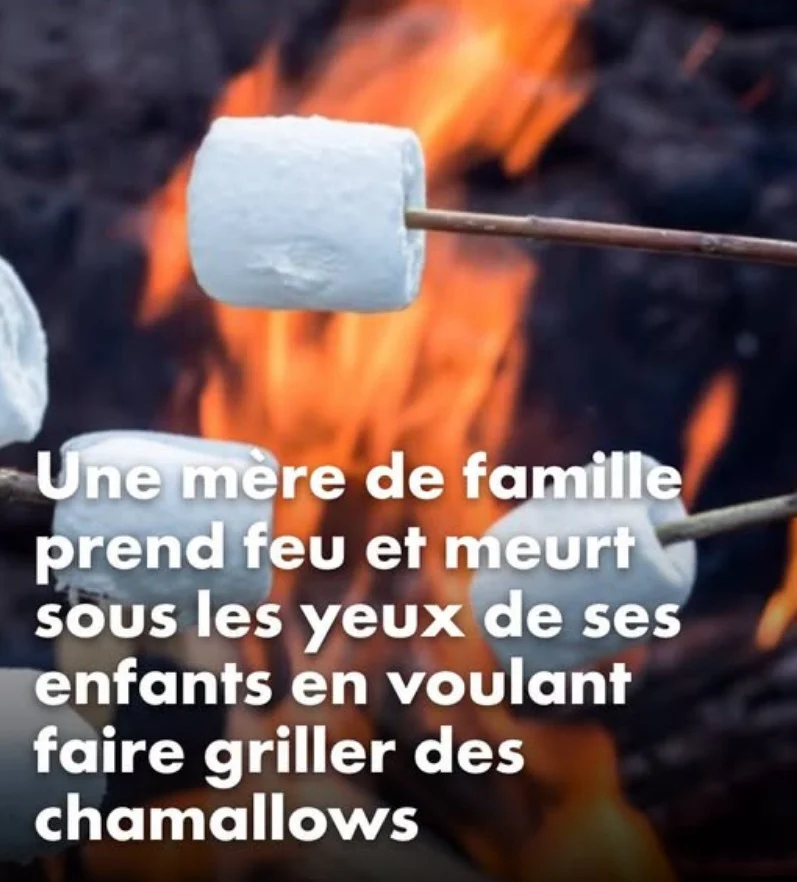 Une mère de famille prend feu et meurt sous les yeux de