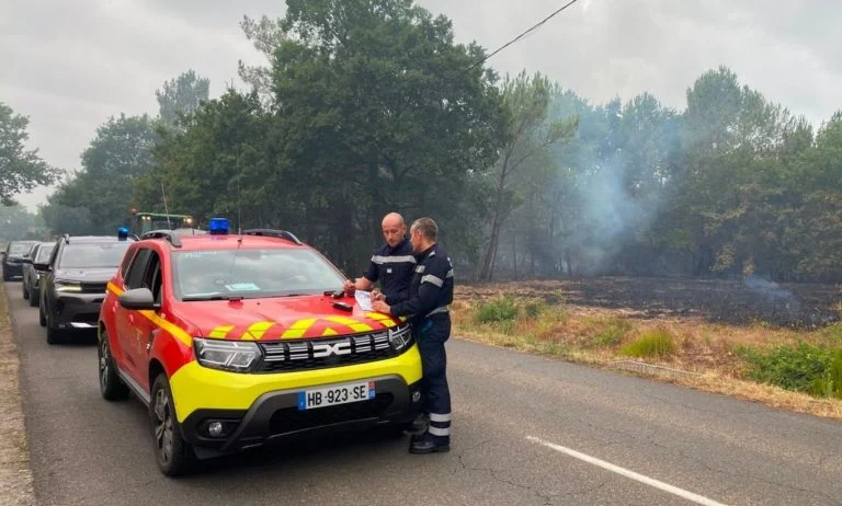 Incendie à Biscarrosse (1)