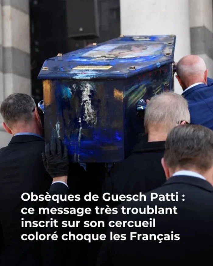 Obsèques de Guesch Patti: ce message très troublant inscrit sur son cercueil