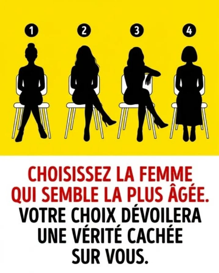 Test de personnalité : la femme que vous trouvez la plus âgée