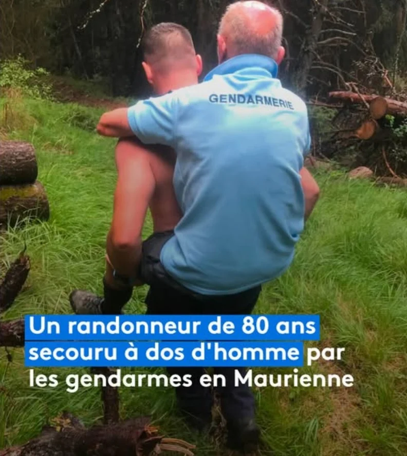 Un randonneur de 80 ans secouru à dos d’homme par les gendarmes