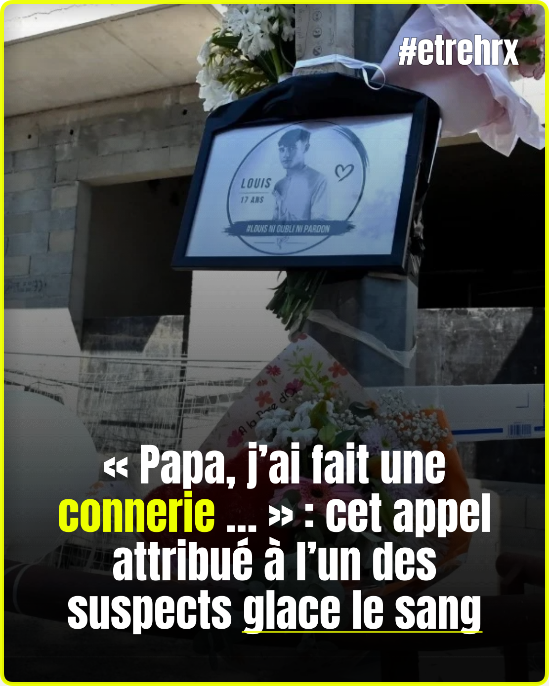 Décès de Louis à Narbonne : « Papa, j’ai fait une connerie… », le témoignage déchirant du père d&rsquo;un suspect