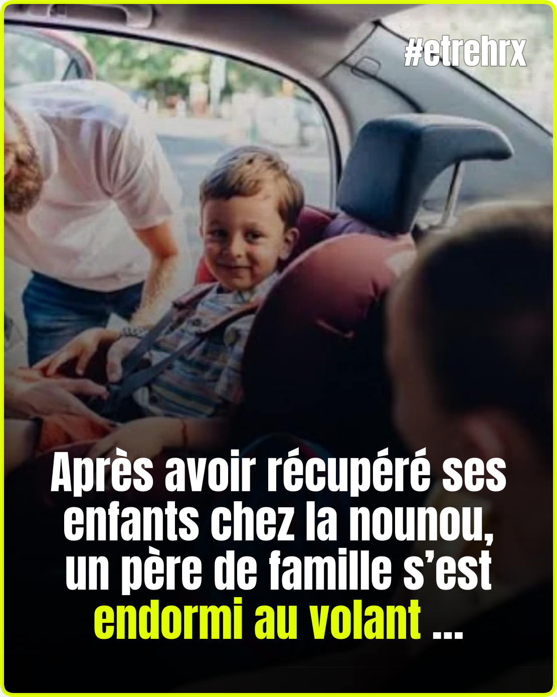 Des enfants de 1 et 3 ans étaient à bord : un père de famille s’endort au volant après les avoir récupérés chez la nounou, et finit dans un canal
