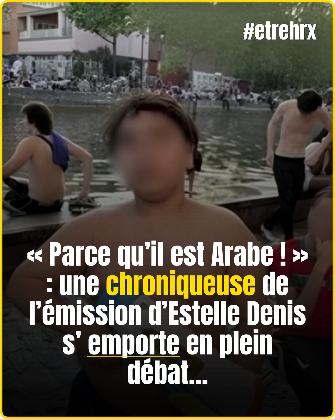 Hamza La Douane au cœur d&rsquo;une vive polémique : « Parce qu&rsquo;il est Arabe ! », une chroniqueuse d&rsquo;Estelle Denis explose en plein direct