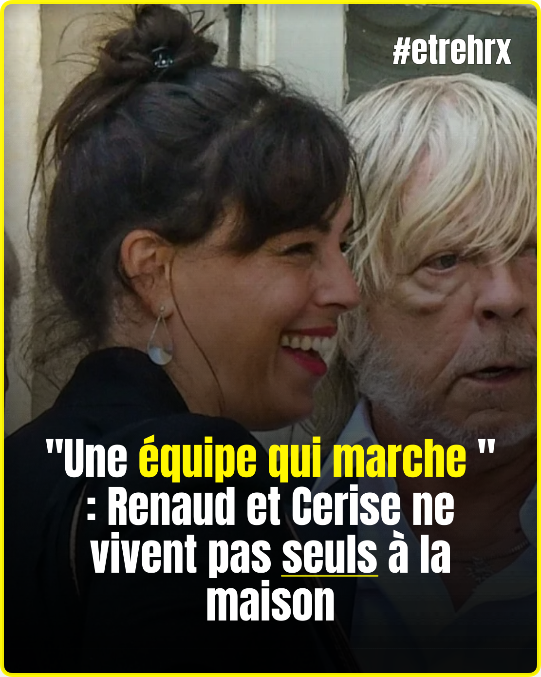 « Une équipe qui marche » : Renaud et Cerise ne vivent pas seuls à la maison, Pierre, ancien fan du chanteur, les accompagne au quotidien