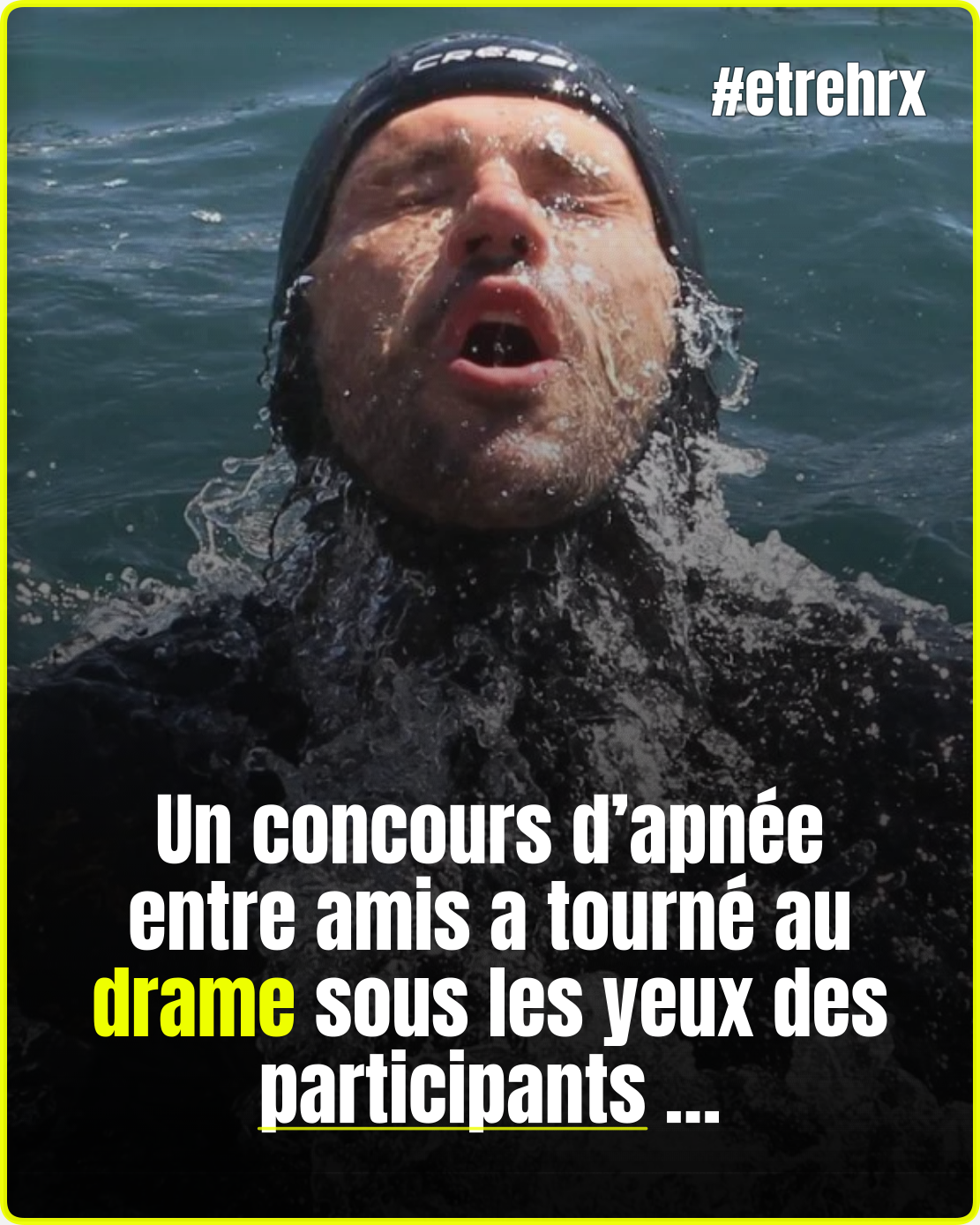 Un homme de 31 ans a perdu la vie après avoir sombré dans l’eau lors de l’épreuve…