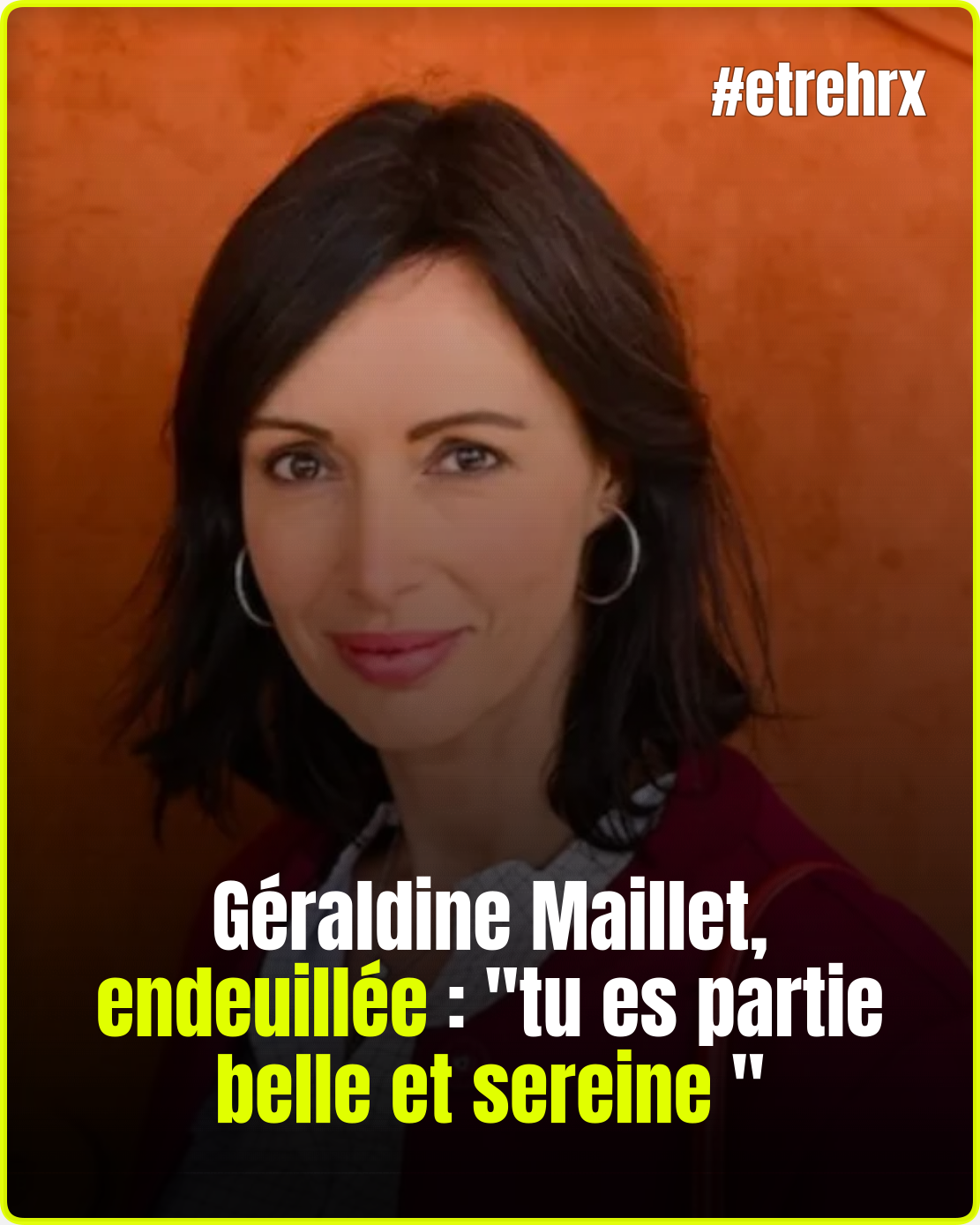 Géraldine Maillet traverse une douloureuse épreuve et partage un message bouleversant…