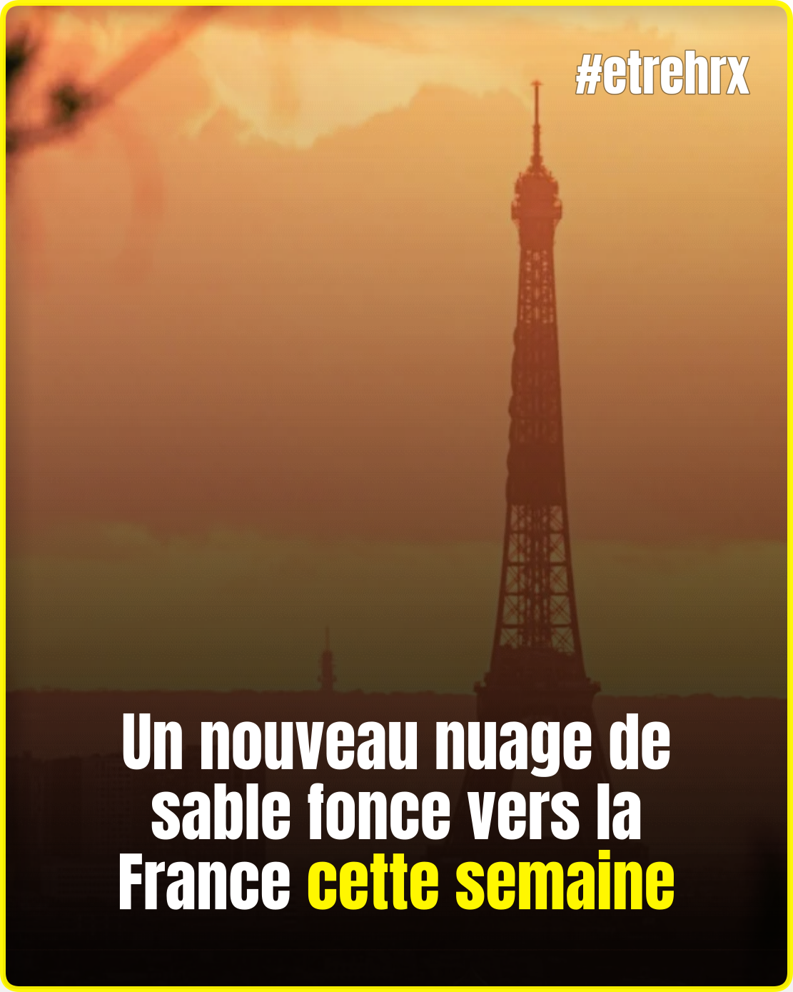 Canicule : un nuage de sable du Sahara arrive… les prochaines nuits pourraient devenir insupportables…
