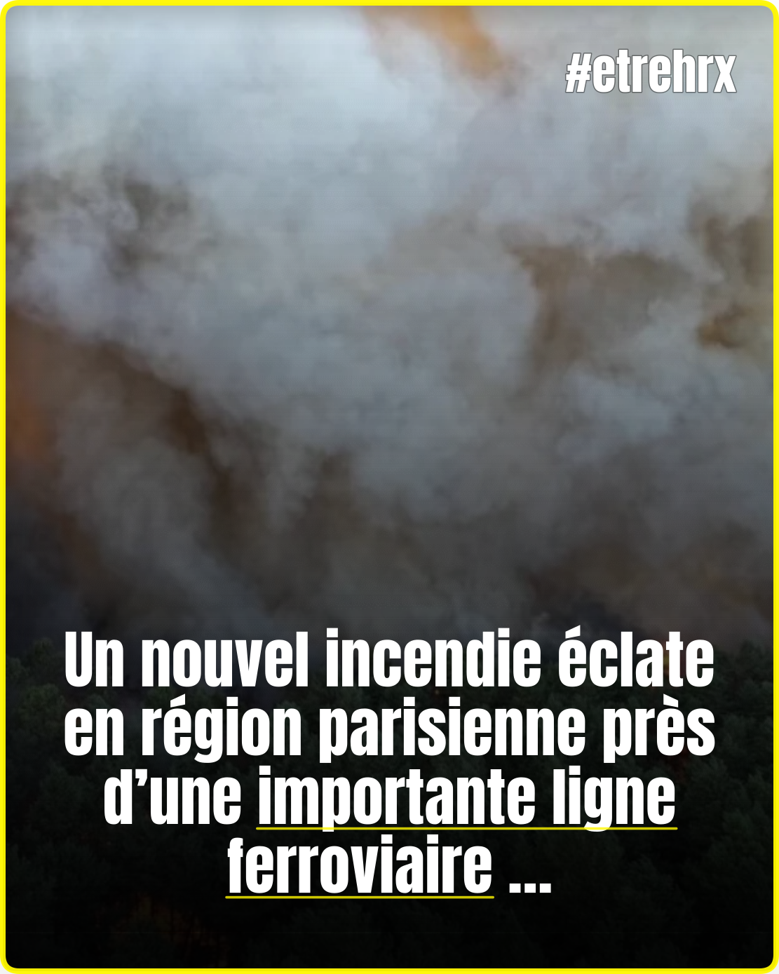 Un feu se déclare aux abords de la ligne Sud-Est, la situation inquiète les voyageurs…