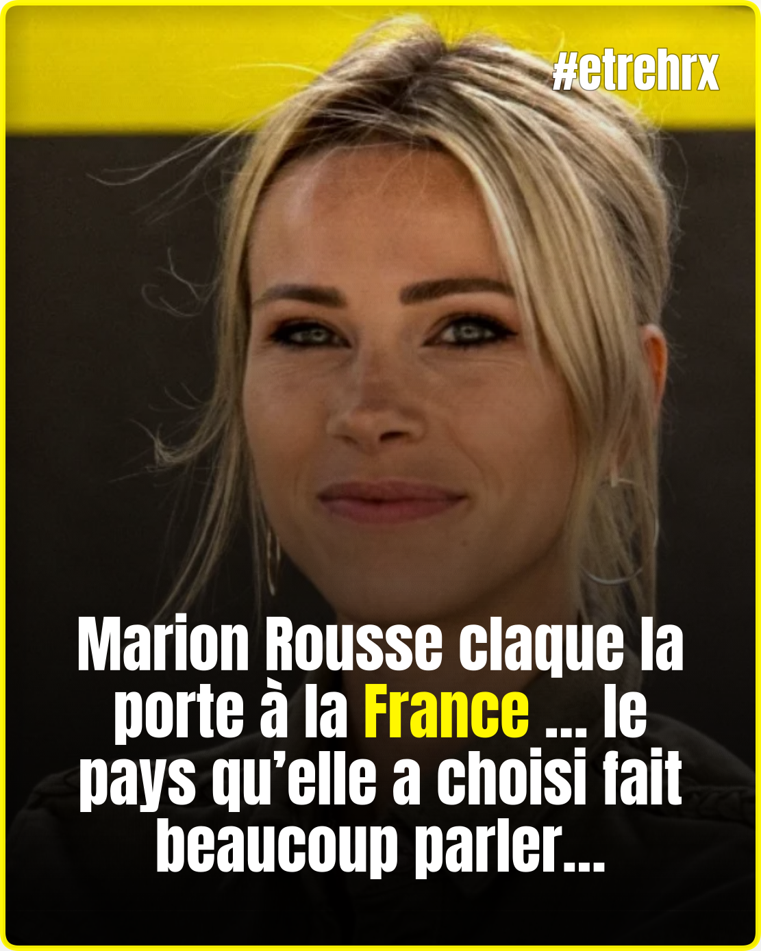 Marion Rousse quitte la France et pose ses valises dans un pays réputé pour sa fiscalité avantageuse…