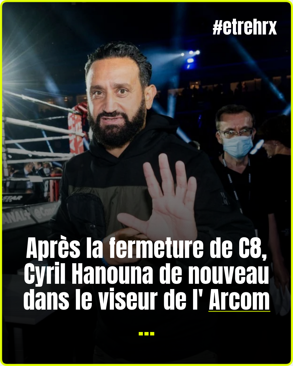 Cyril Hanouna rattrapé par l’Arcom : sa nouvelle émission TBT9 fait déjà parler d’elle…