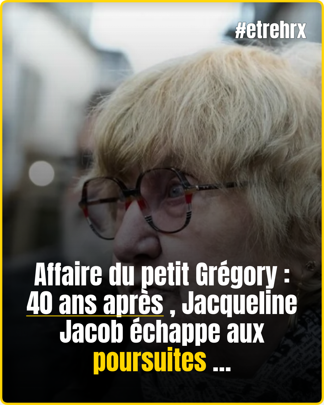Affaire Grégory : les faits reprochés à Jacqueline Jacob sont prescrits…