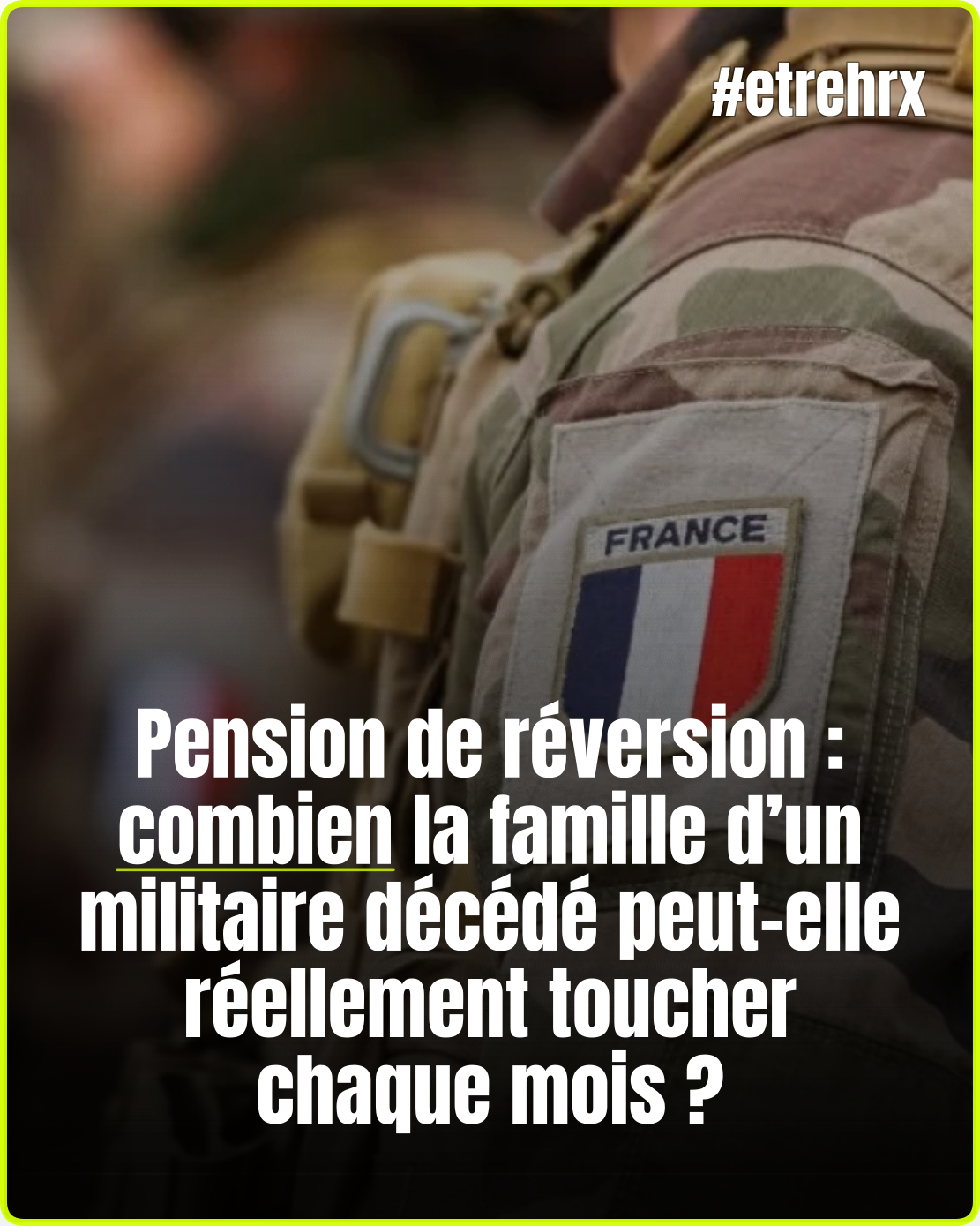 Décès d’un militaire : voici le montant de la pension qui peut être versée chaque mois à ses proches…