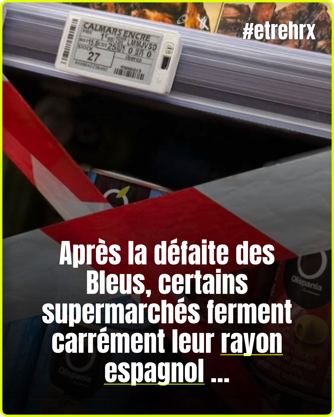 Coupe du monde : des supermarchés réagissent à la défaite de la France avec une décision étonnante…