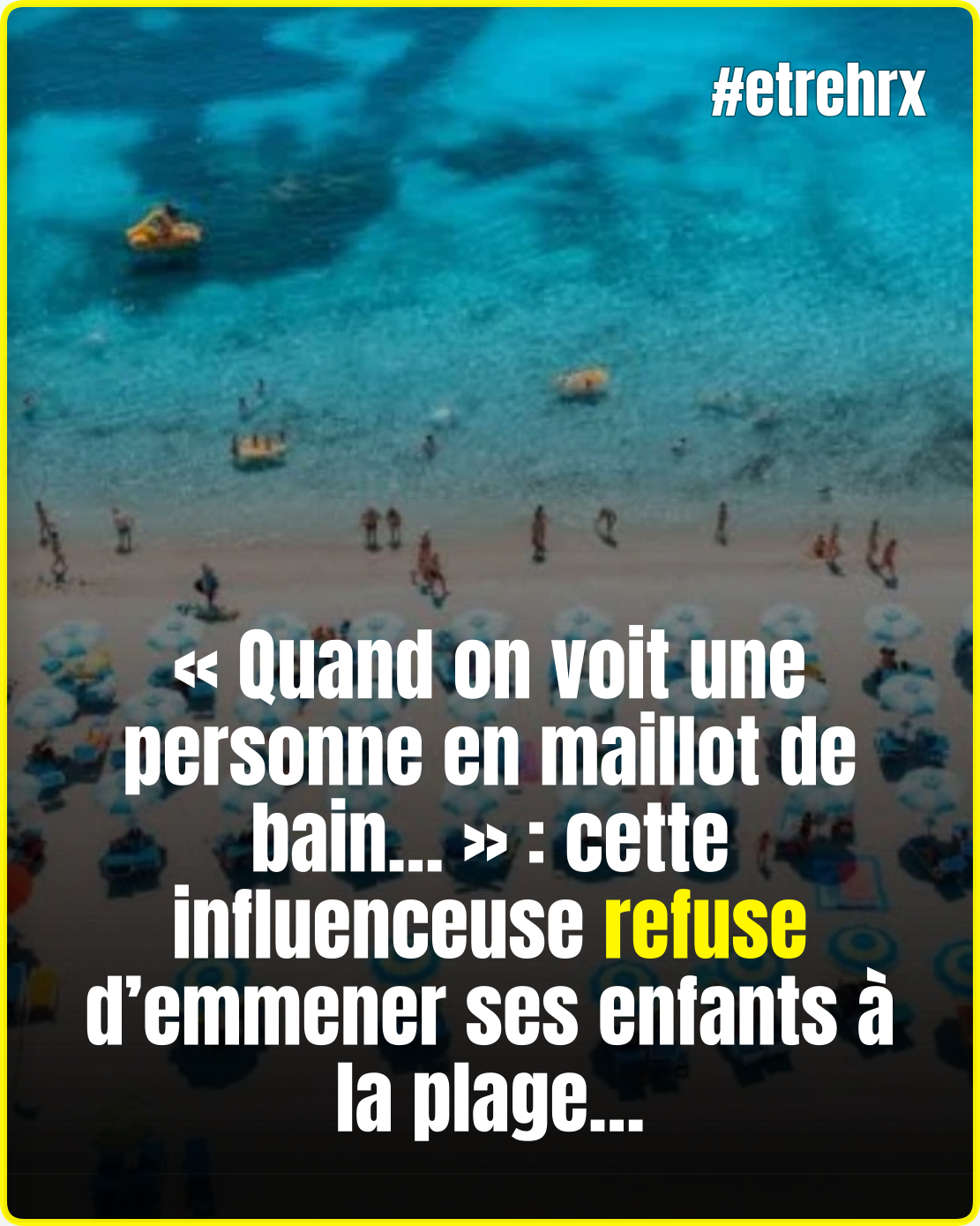 cette influenceuse toulonnaise explique pourquoi elle refuse d’emmener ses enfants à la plage malgré la canicule