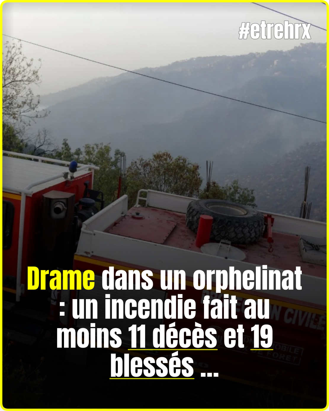 Au moins 11 personnes ont perdu la vie dans l’incendie d’un orphelinat…