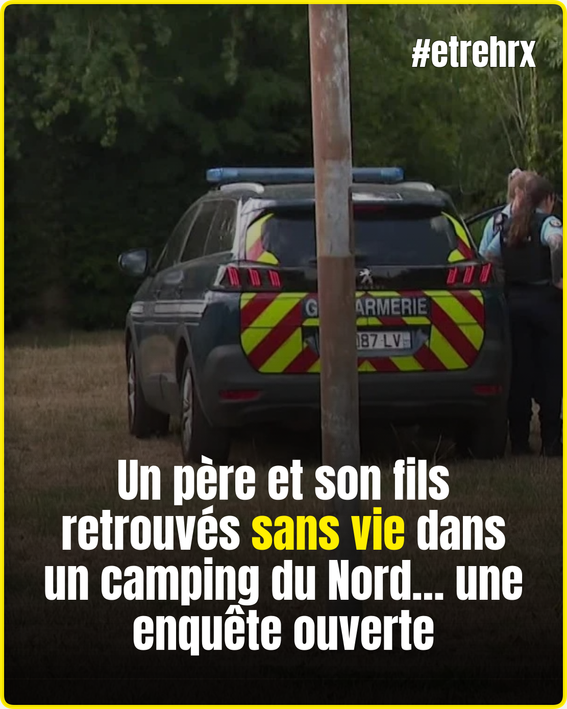 Drame dans un camping : un père et son fils perdent la vie…