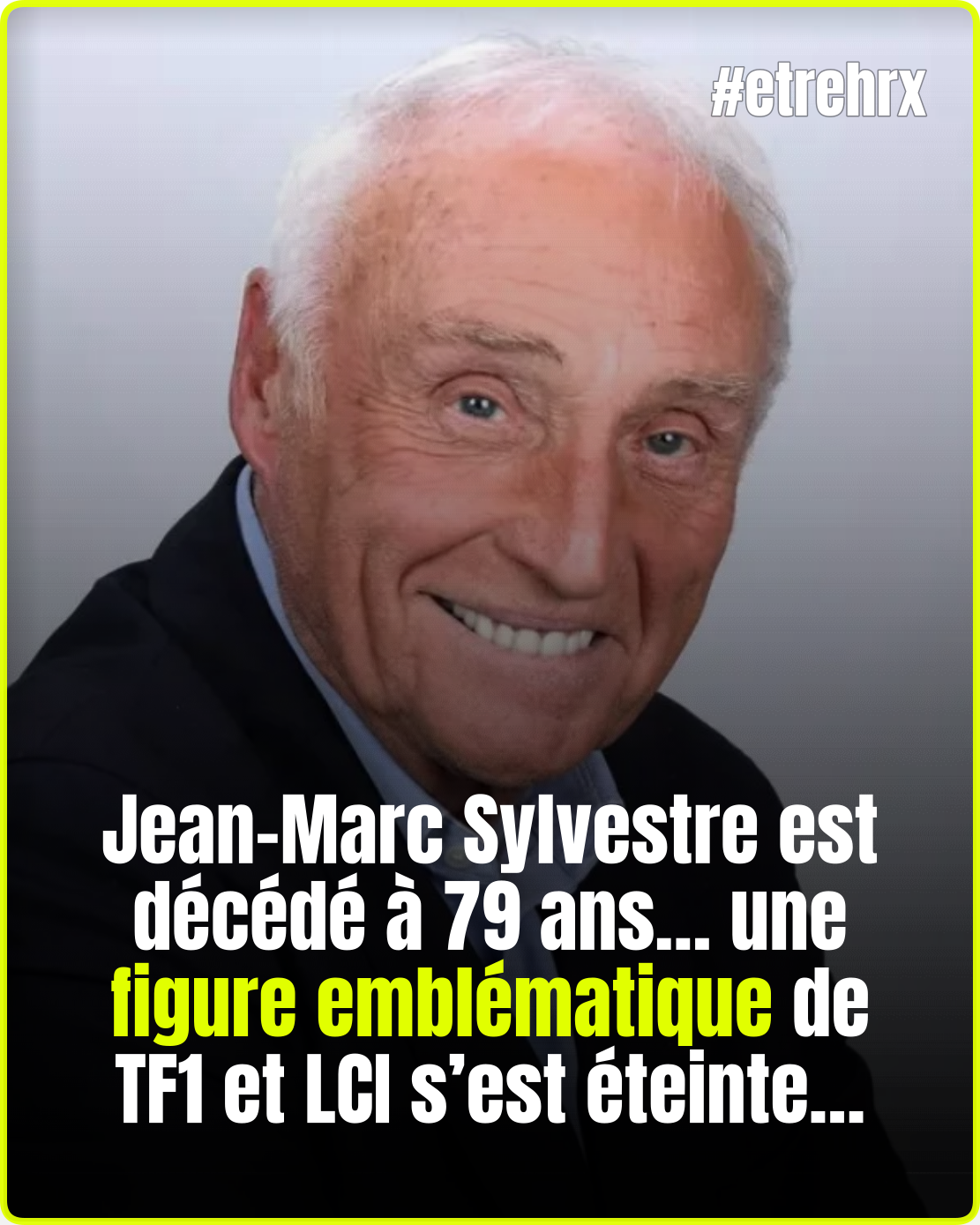 Le monde de la télévision en deuil : l’ancien visage incontournable de TF1 et LCI nous a quittés à 79 ans…