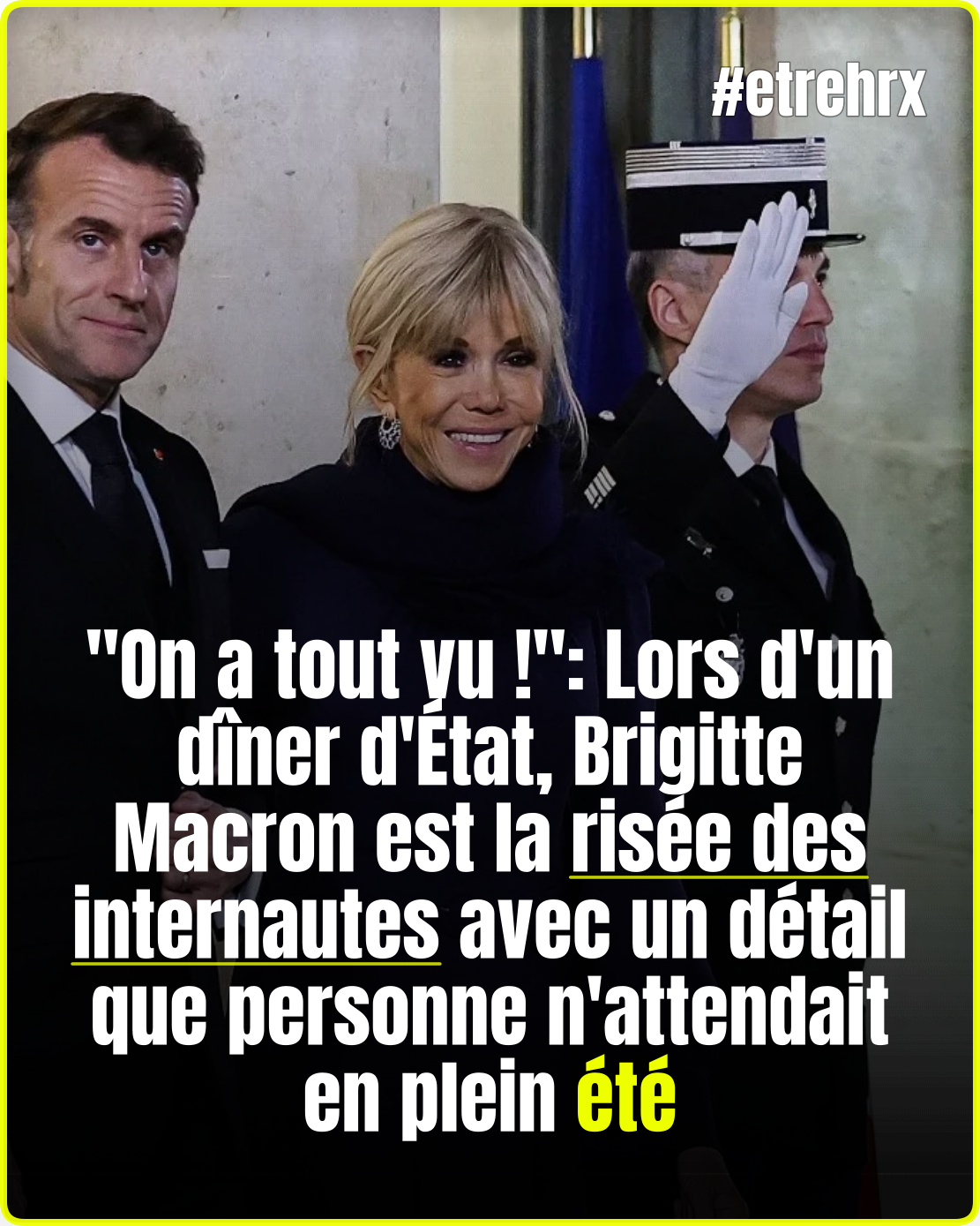 Lors d’un dîner d’État, Brigitte Macron surprend avec un détail totalement inattendu