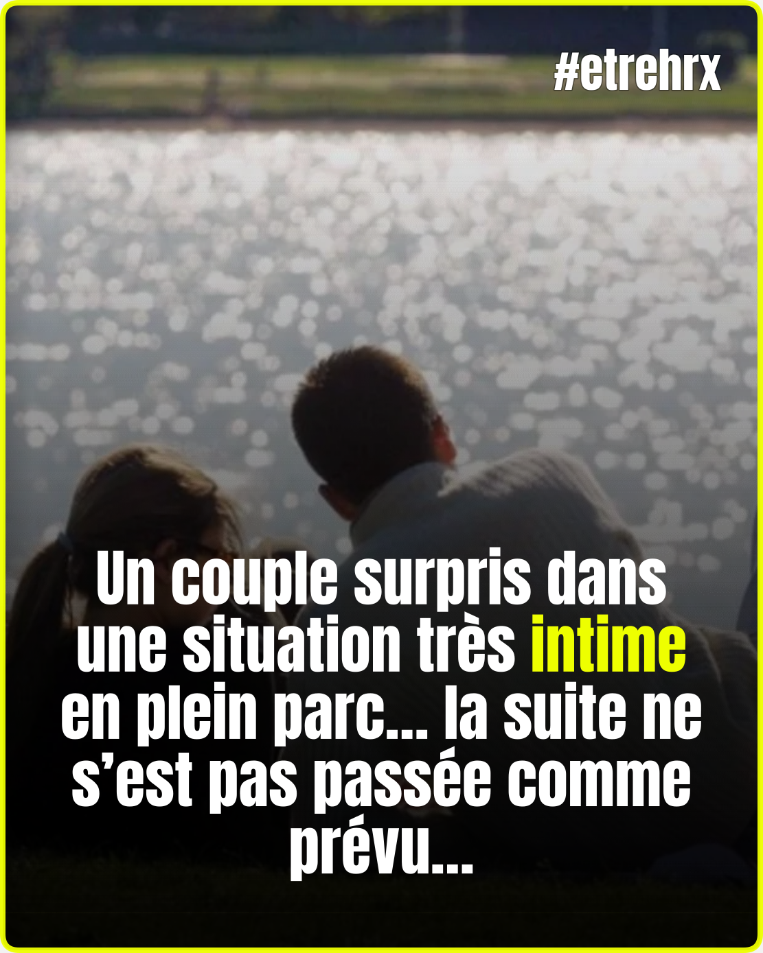 En plein après-midi, un couple se laisse aller dans un parc de Royan…