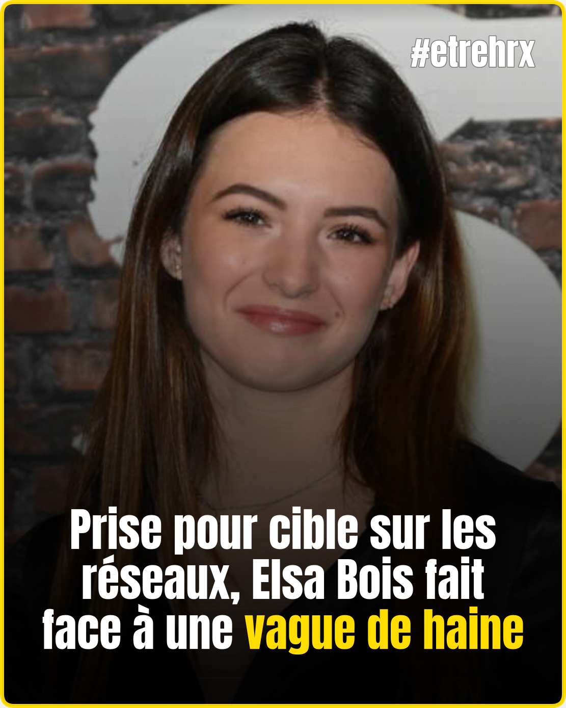 Elsa Bois prise pour cible...