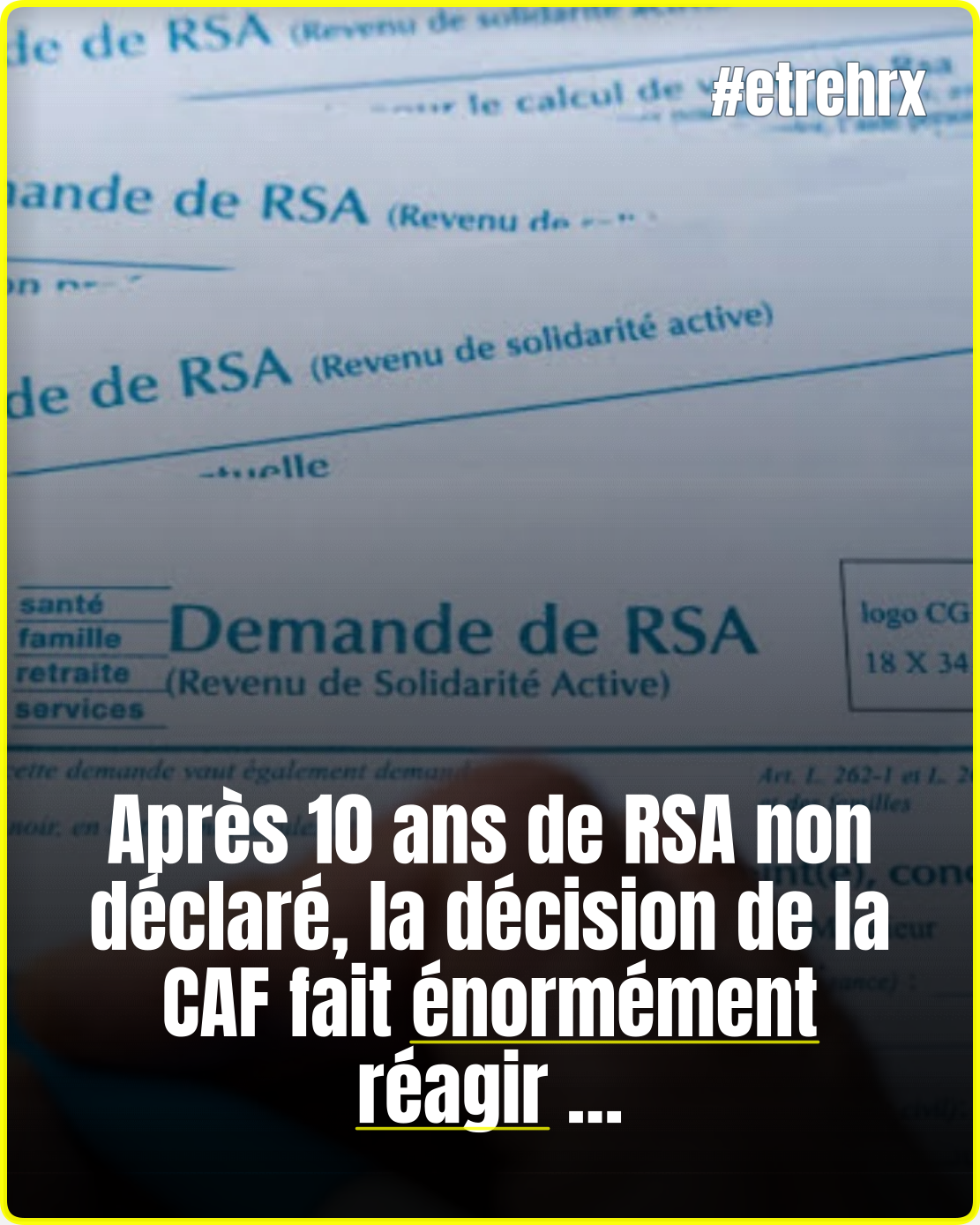 Il touchait le RSA depuis 10 ans sans déclarer son emploi, la CAF ne lui demande qu&rsquo;une somme dérisoire
